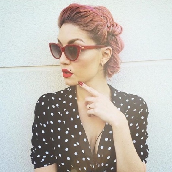 Tres Noir Optics Ultralux Retro Cat Eye Sunglasses main image 4